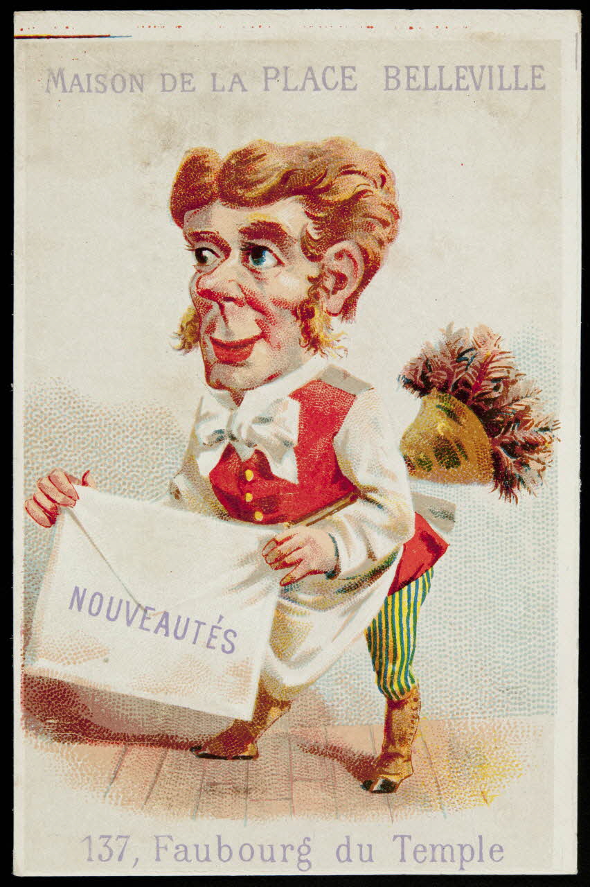 Alfred Clarey carte réclame chromo Asnières 1878-1884 1995.1.3207.2 Photo