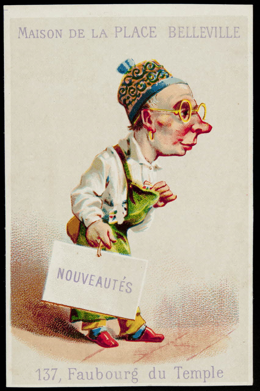 Alfred Clarey carte réclame chromo Asnières 1878-1884 1995.1.3207.6 Photo