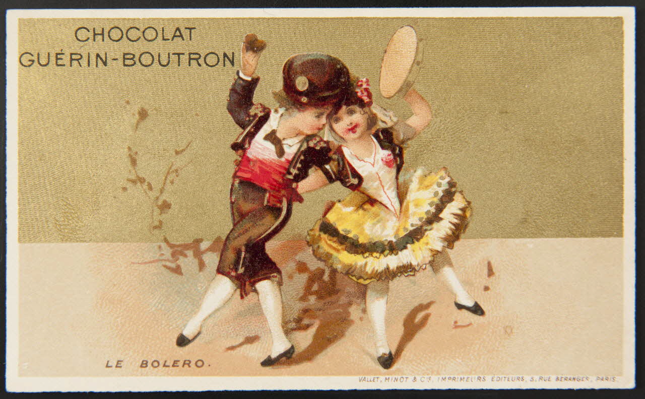 Vallet-Minot et Cie carte réclame chromo Paris 1889 1995.1.321.4 Photo
