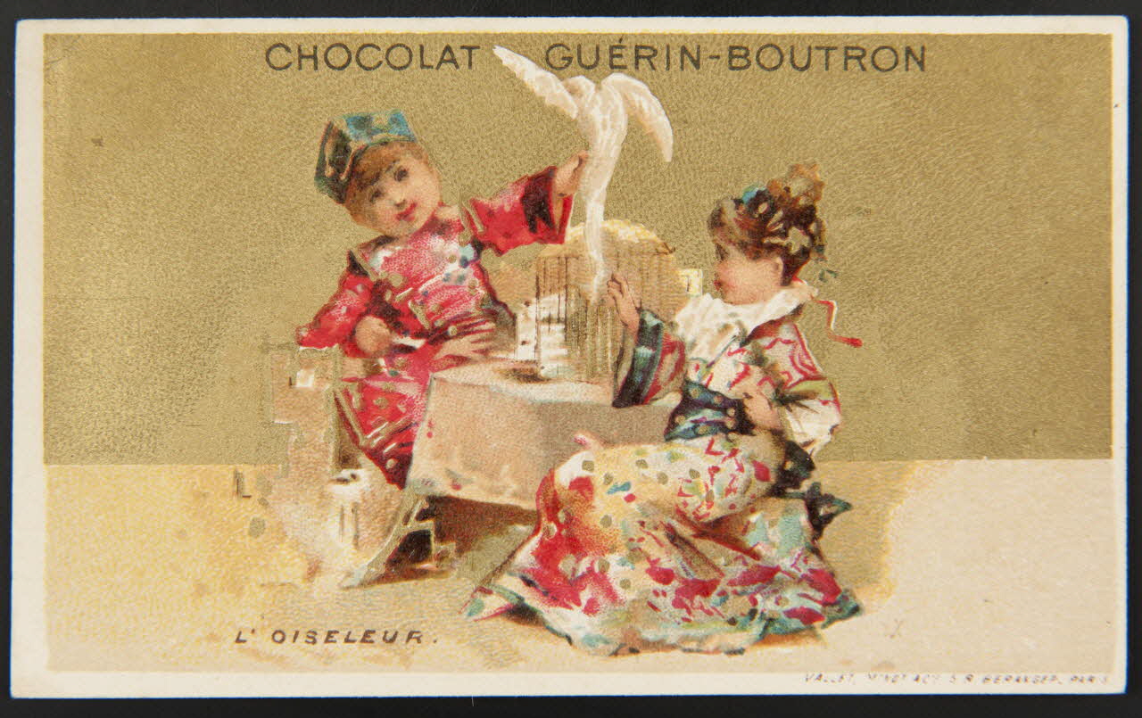 Vallet-Minot et Cie carte réclame chromo Paris 1889 1995.1.321.5 Photo