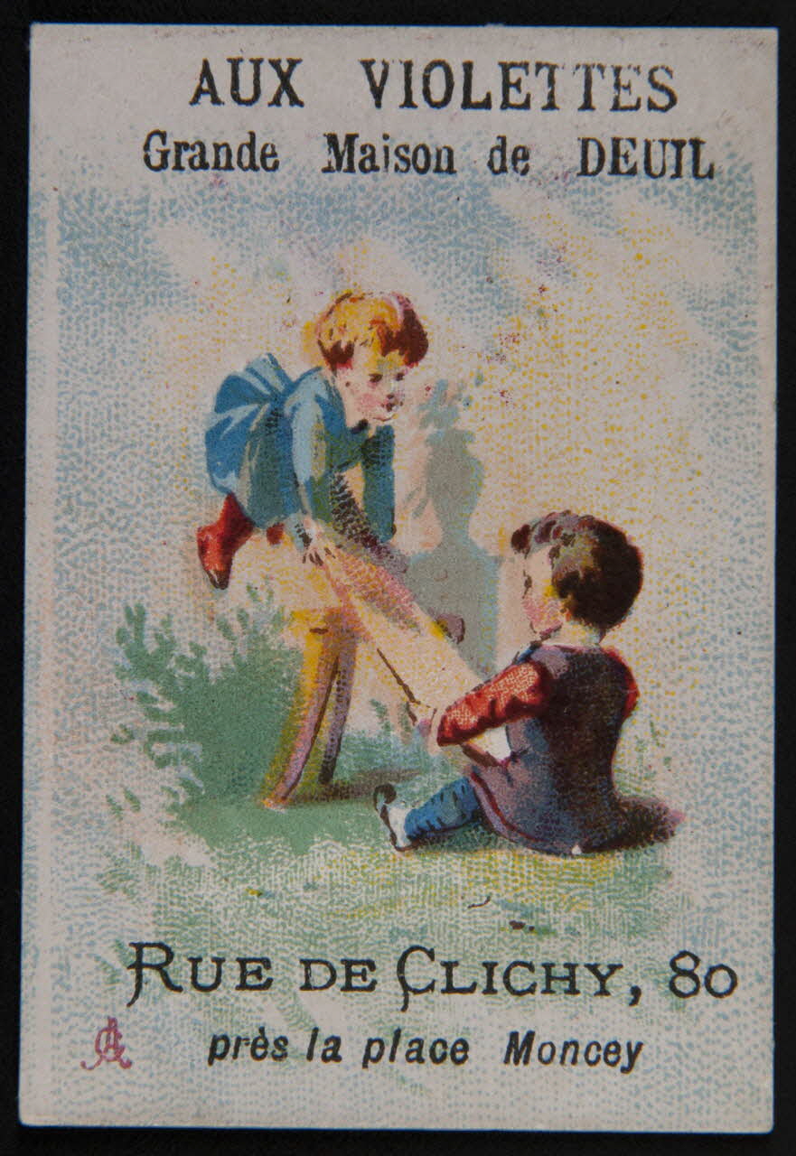 Alfred Clarey carte réclame chromo Asnières 1878-1884 1995.1.3211.1 Photo