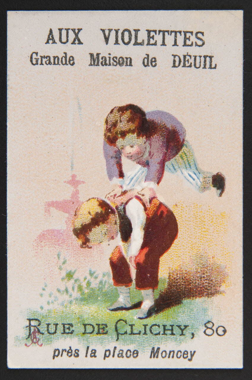 Alfred Clarey carte réclame chromo Asnières 1878-1884 1995.1.3211.11 Photo