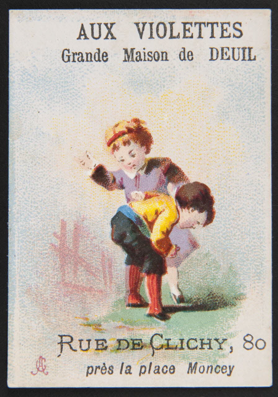 Alfred Clarey carte réclame chromo Asnières 1878-1884 1995.1.3211.7 Photo