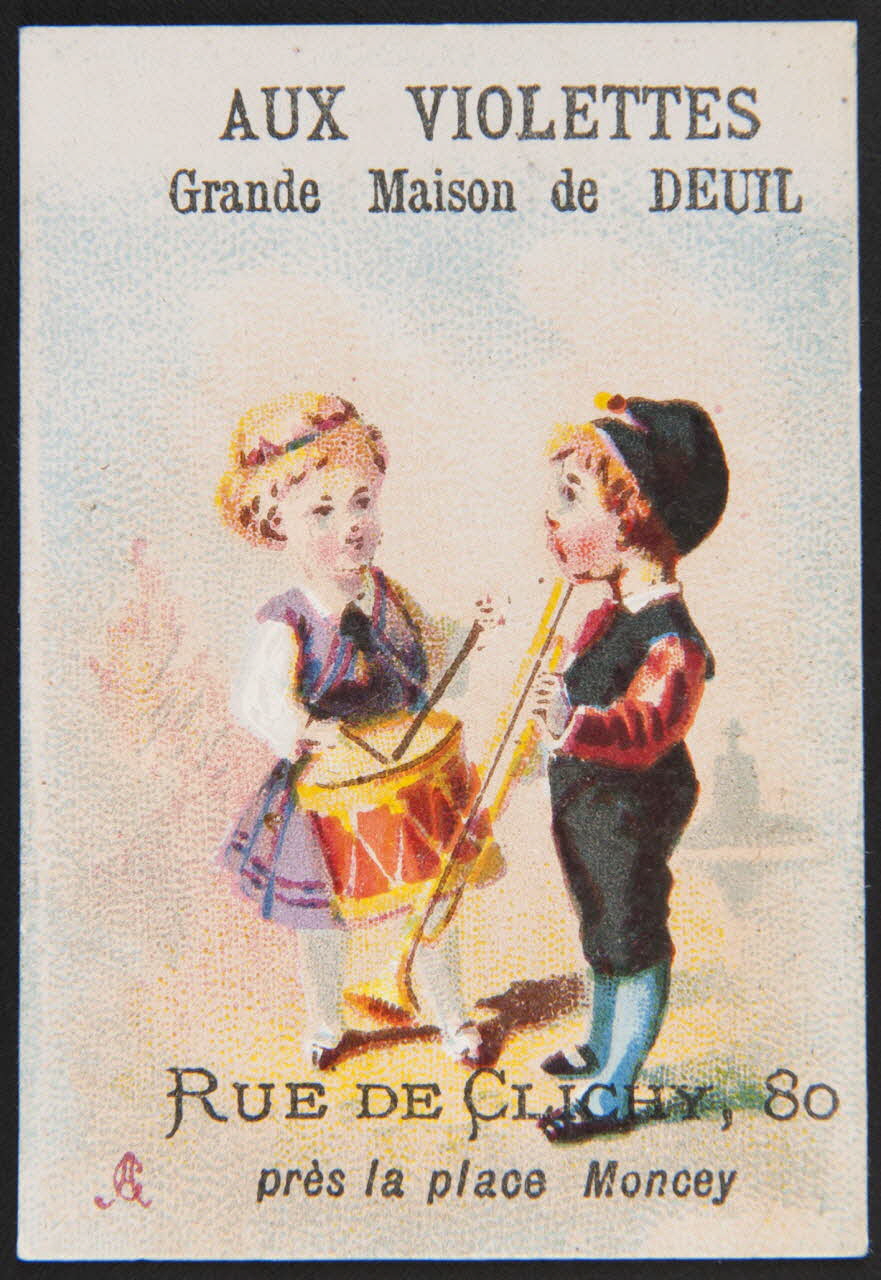 Alfred Clarey carte réclame chromo Asnières 1878-1884 1995.1.3211.8 Photo