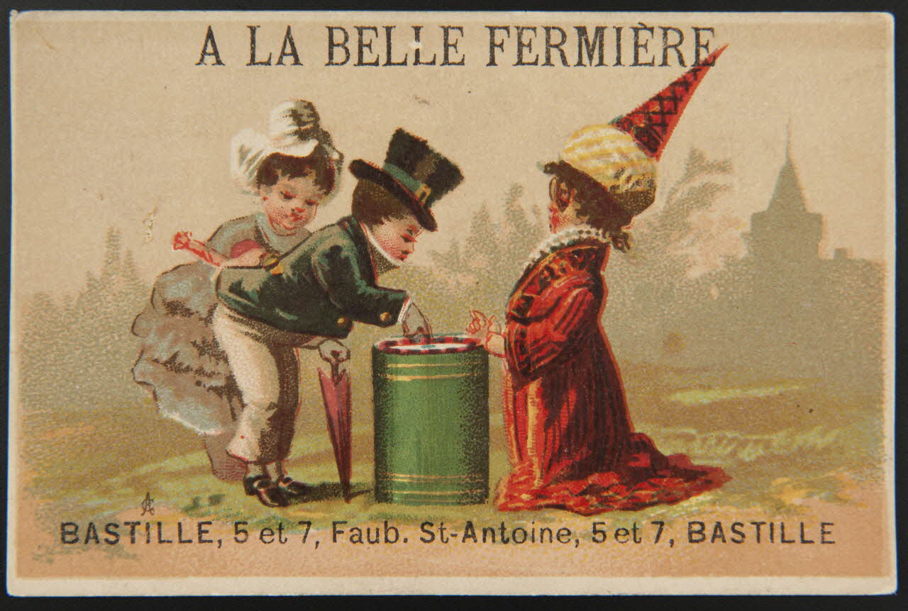 Alfred Clarey carte réclame chromo France 1878-1884 1995.1.3219.5 Photo