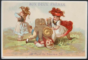 Alfred Clarey carte réclame chromo France 1878-1894 1995.1.3219.8  Photo