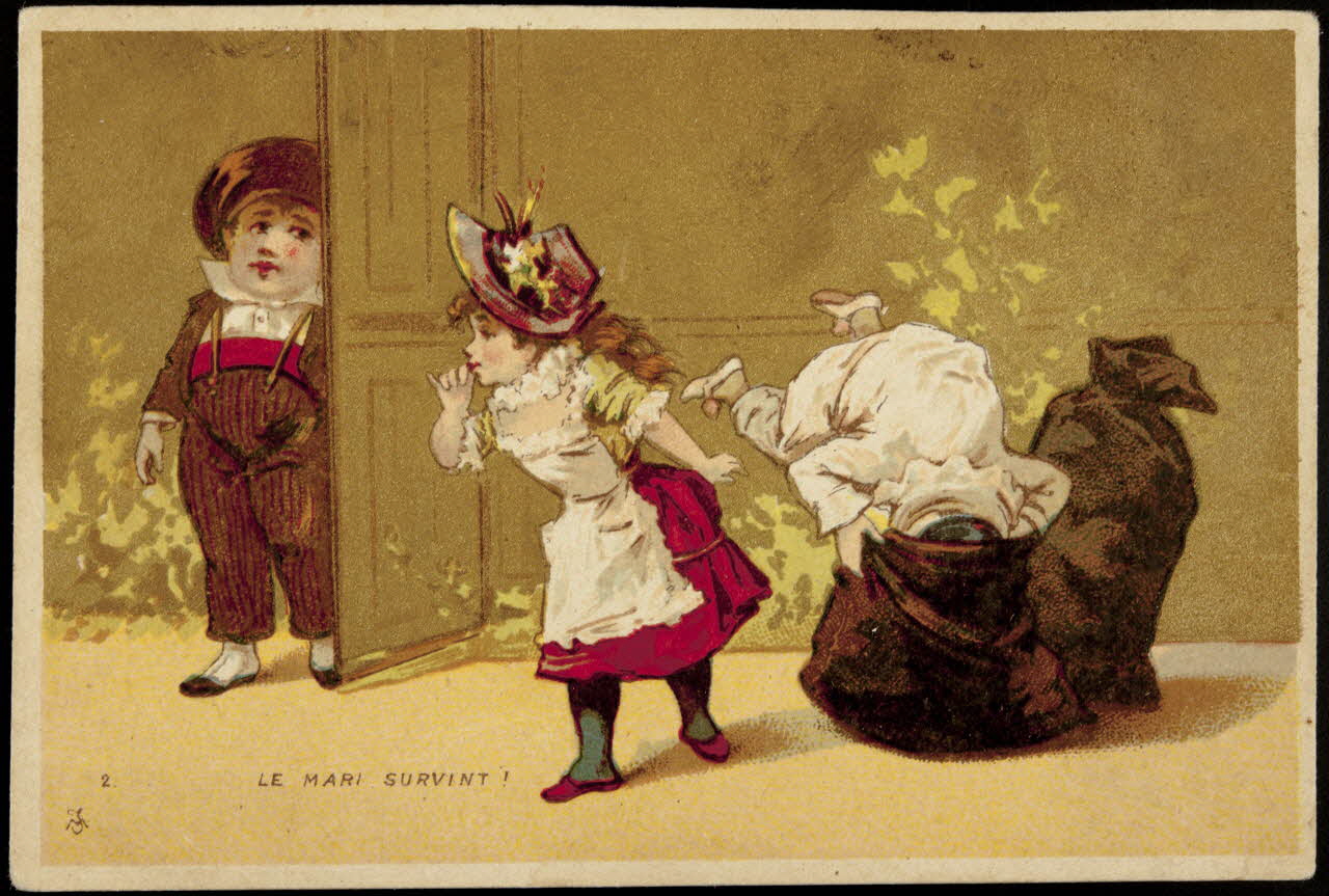 Vallet-Minot et Cie carte réclame chromo Paris 1889-1914 1995.1.328.2 Photo