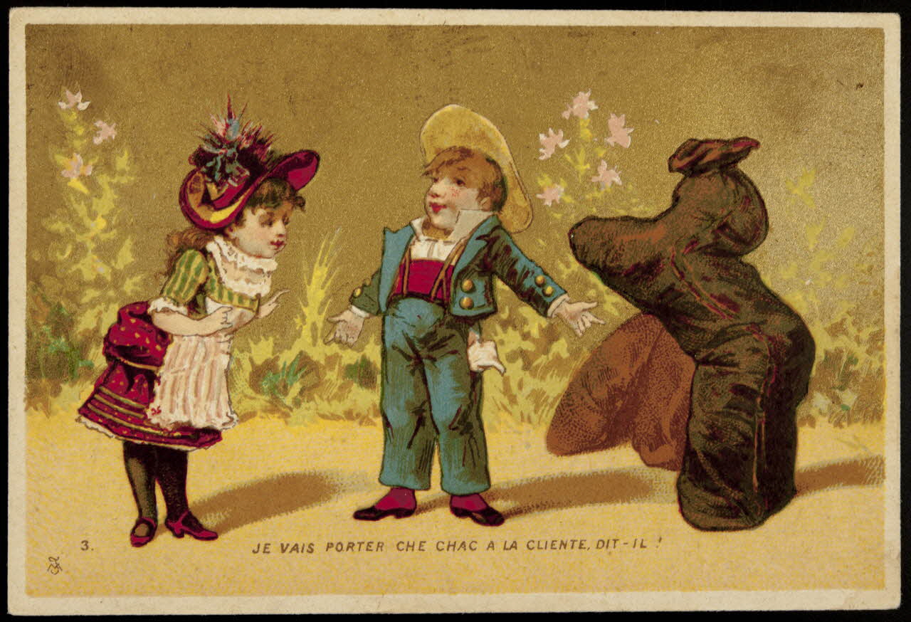 Vallet-Minot et Cie carte réclame chromo Paris 1889-1914 1995.1.328.3 Photo