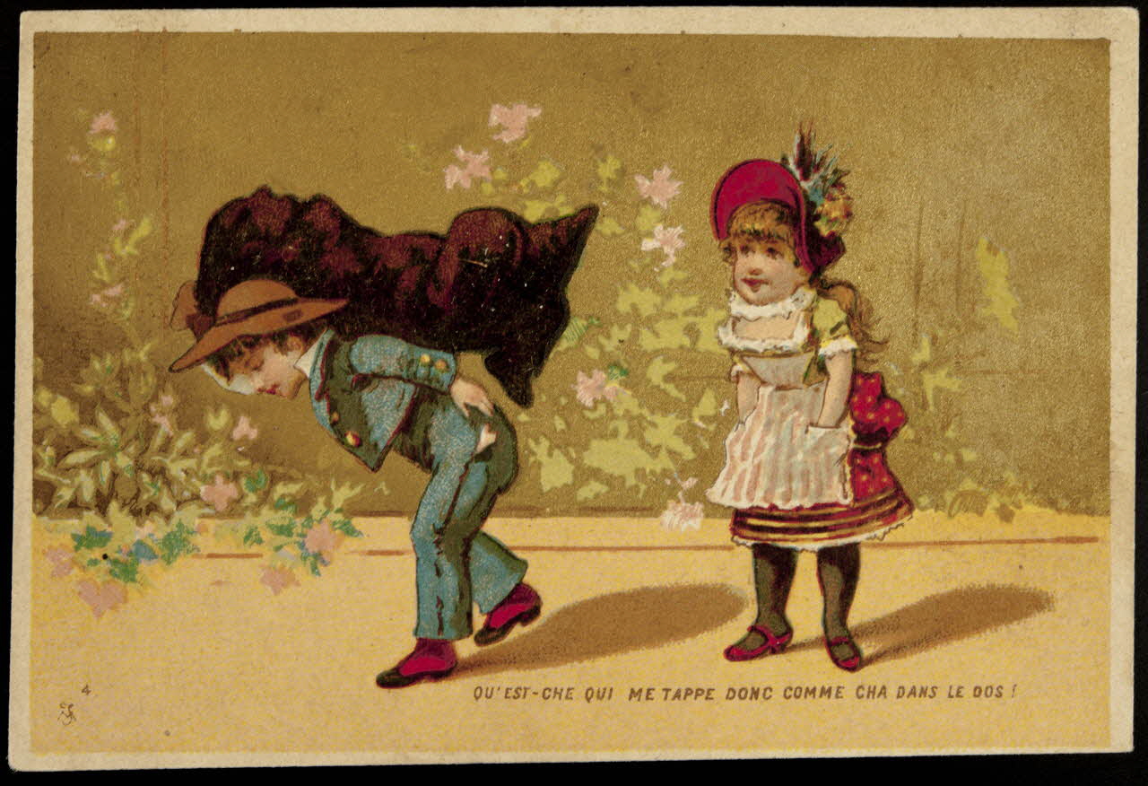 Vallet-Minot et Cie carte réclame chromo Paris 1889-1914 1995.1.328.4 Photo