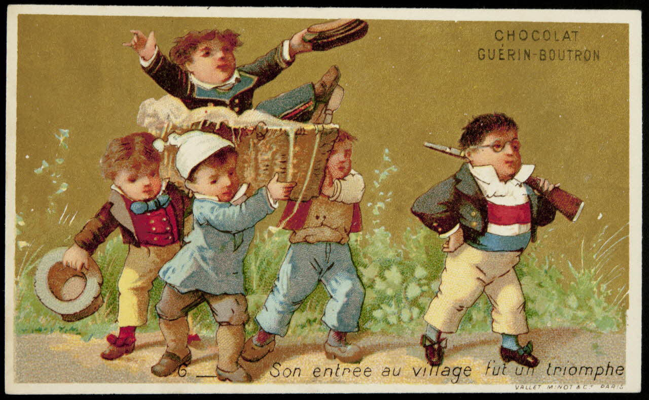 Vallet-Minot et Cie carte réclame chromo Paris 1881-1884 1995.1.335.6 Photo