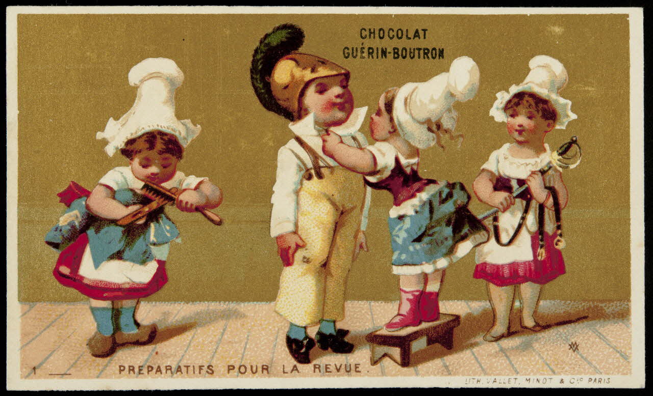 Vallet-Minot et Cie carte réclame chromo Paris 1881-1884 1995.1.339.1 Photo