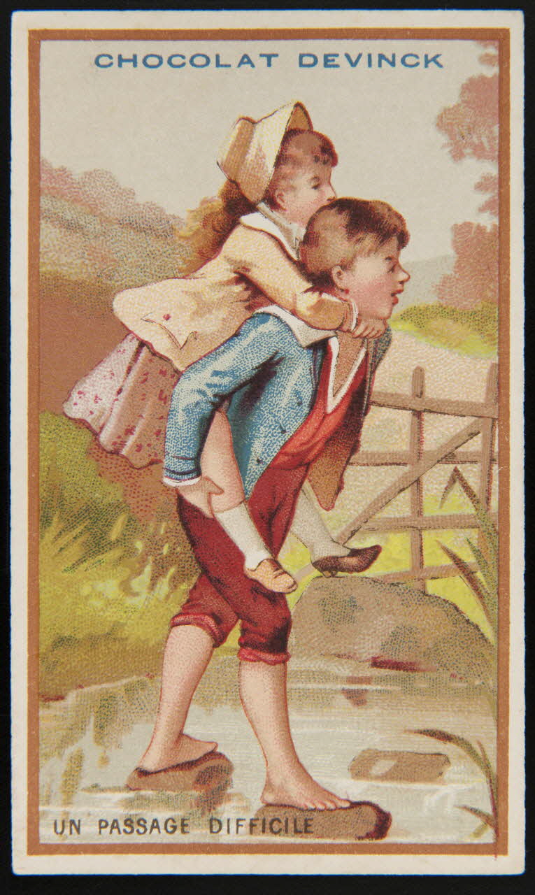 Jehenne carte réclame chromo Paris 1886-1889 1995.1.3415.4 Photo