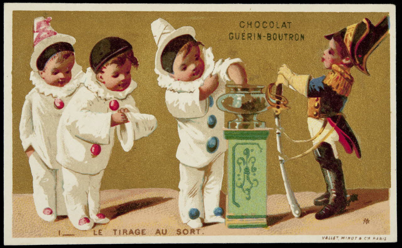 Vallet-Minot et Cie carte réclame chromo Paris 1881-1884 1995.1.342.1 Photo