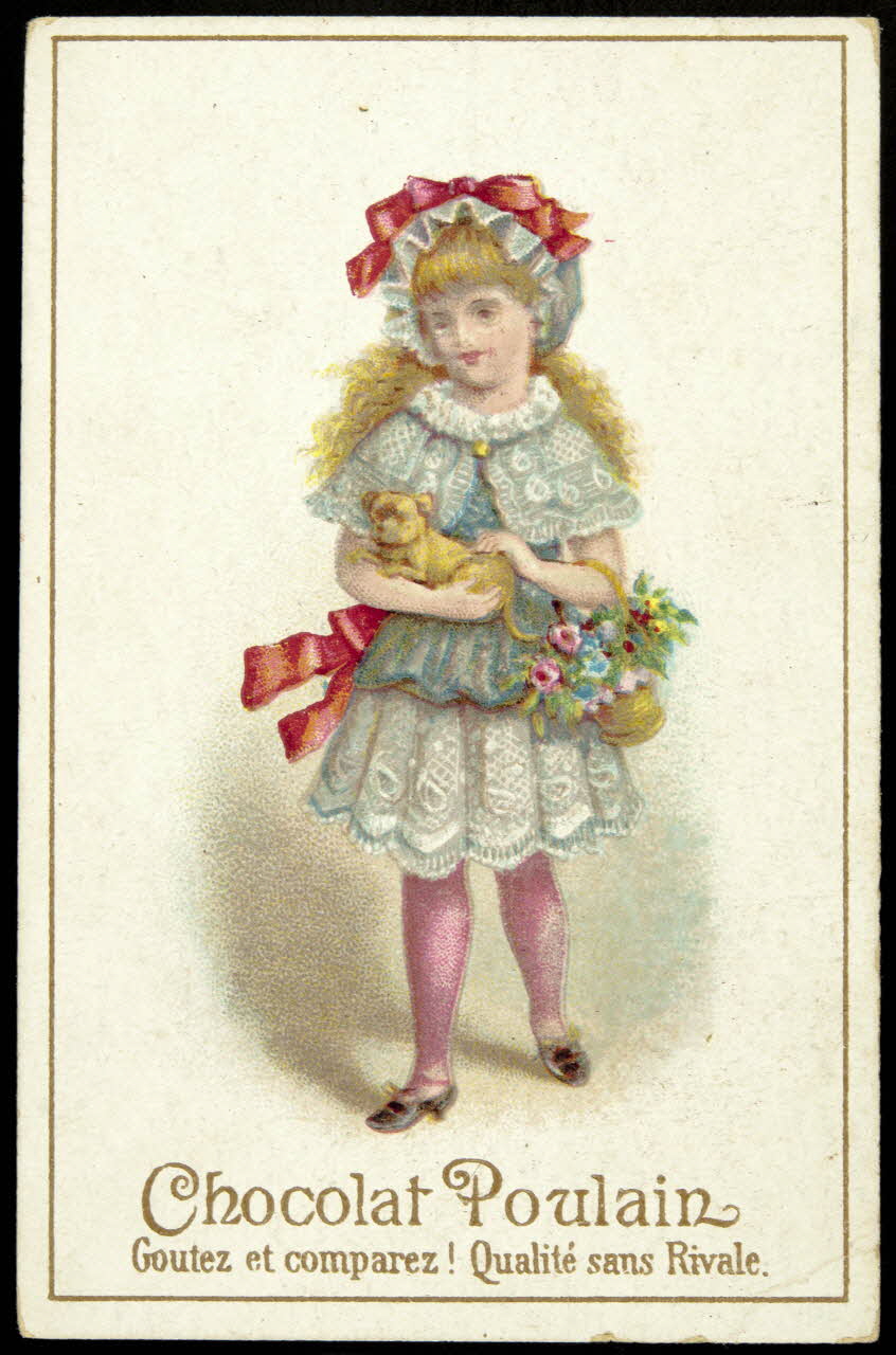 Gombert carte réclame chromo Paris 1890-1914 1995.1.3432.2 Photo