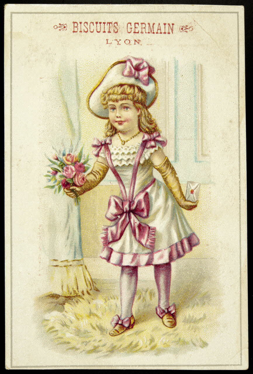Gombert carte réclame chromo Halluin 1890-1914 1995.1.3436.1 Photo