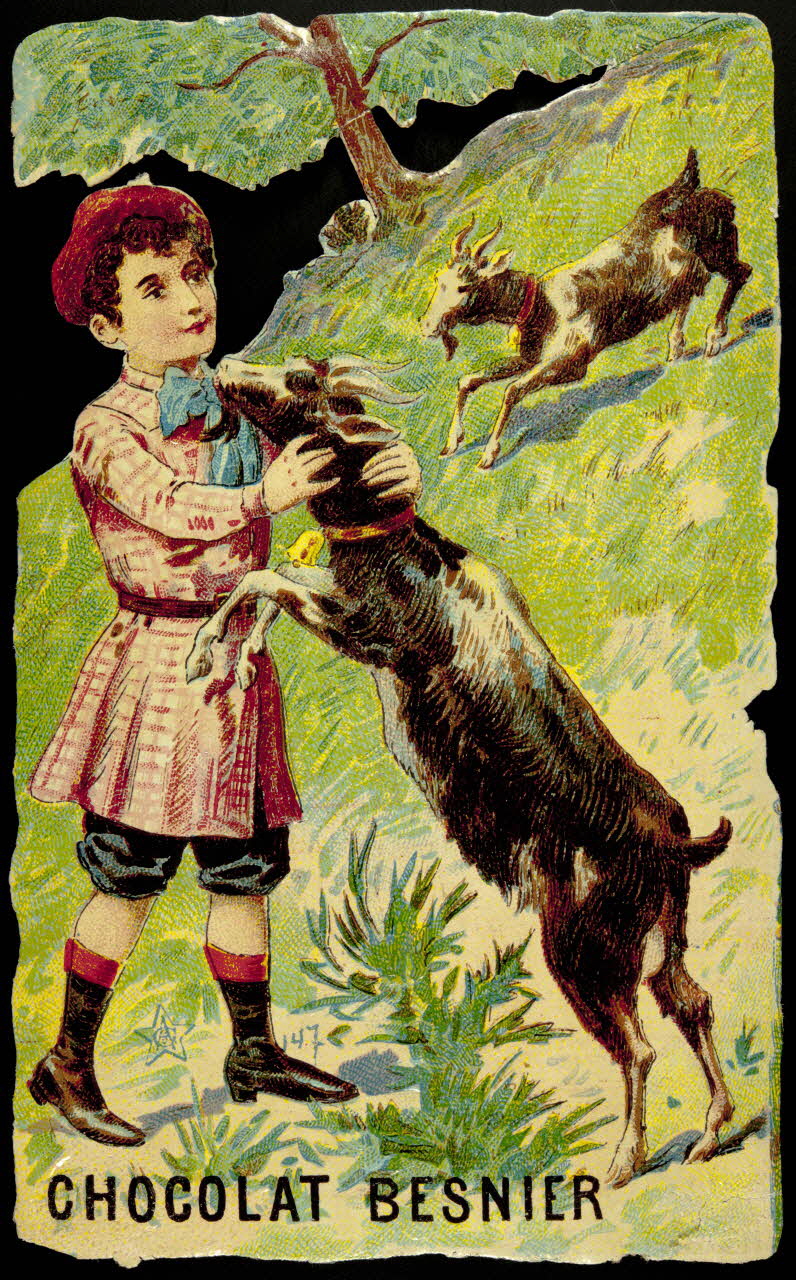 Gombert carte réclame chromo Paris 1890-1914 1995.1.3439.4 Photo