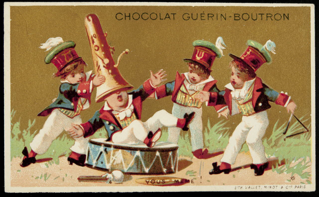 Vallet-Minot et Cie carte réclame chromo Paris 1881-1884 1995.1.344.2 Photo