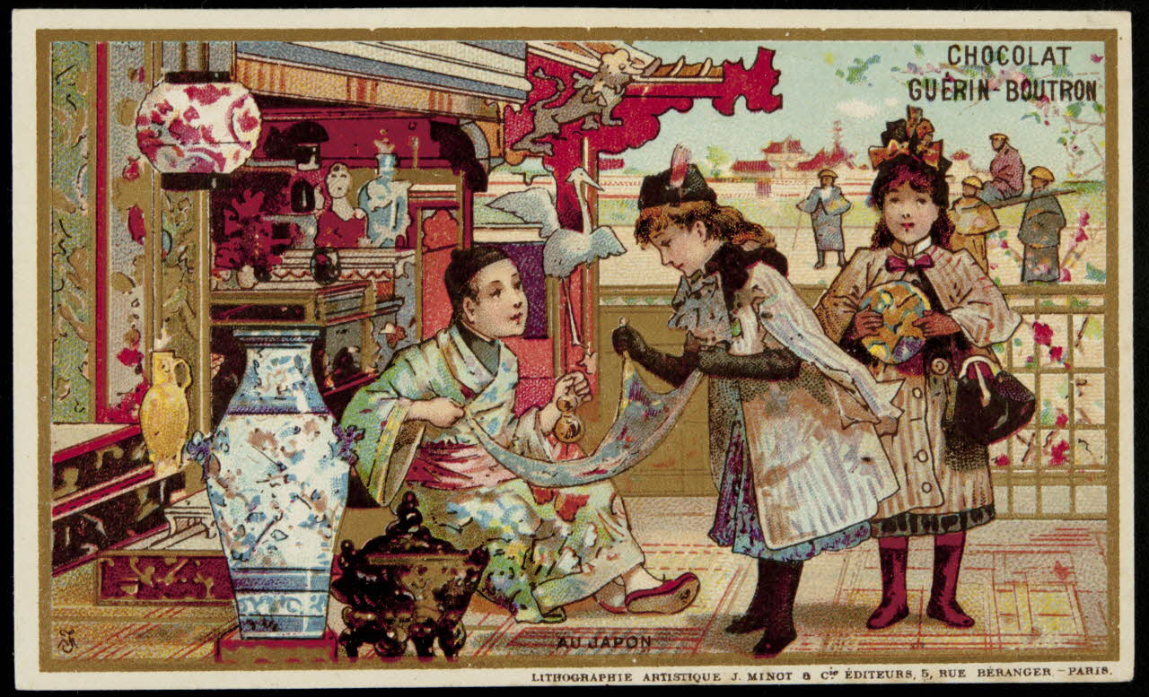 Vallet-Minot et Cie carte réclame chromo Paris 1889 1995.1.345.3 Photo
