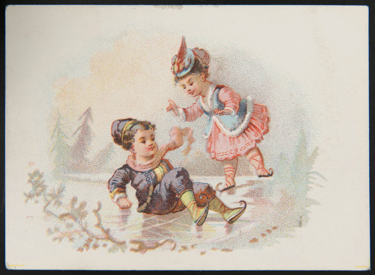 Dangivillé carte réclame chromo Paris 1875 1995.1.3451.10 Photo