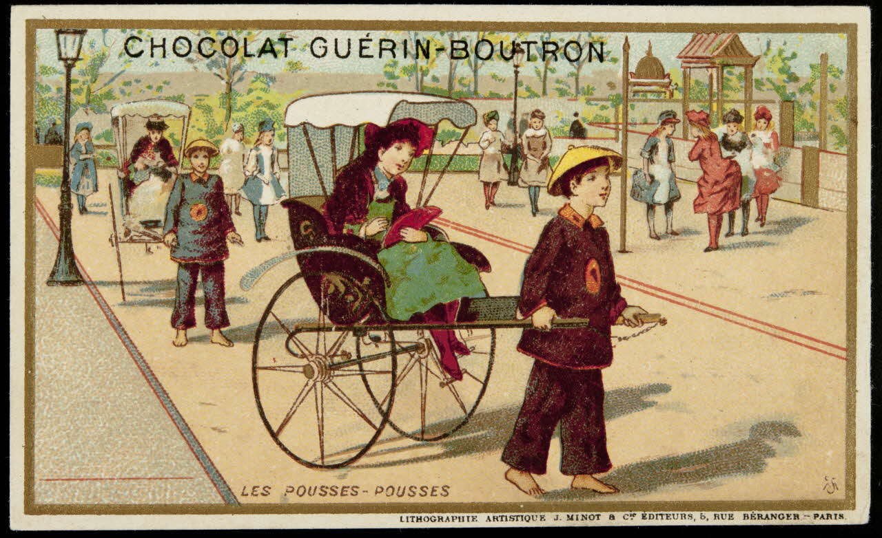 Vallet-Minot et Cie carte réclame chromo Paris 1889 1995.1.349.4 Photo