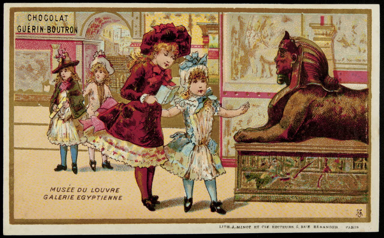 Vallet-Minot et Cie carte réclame chromo Paris 1889 1995.1.350.4 Photo