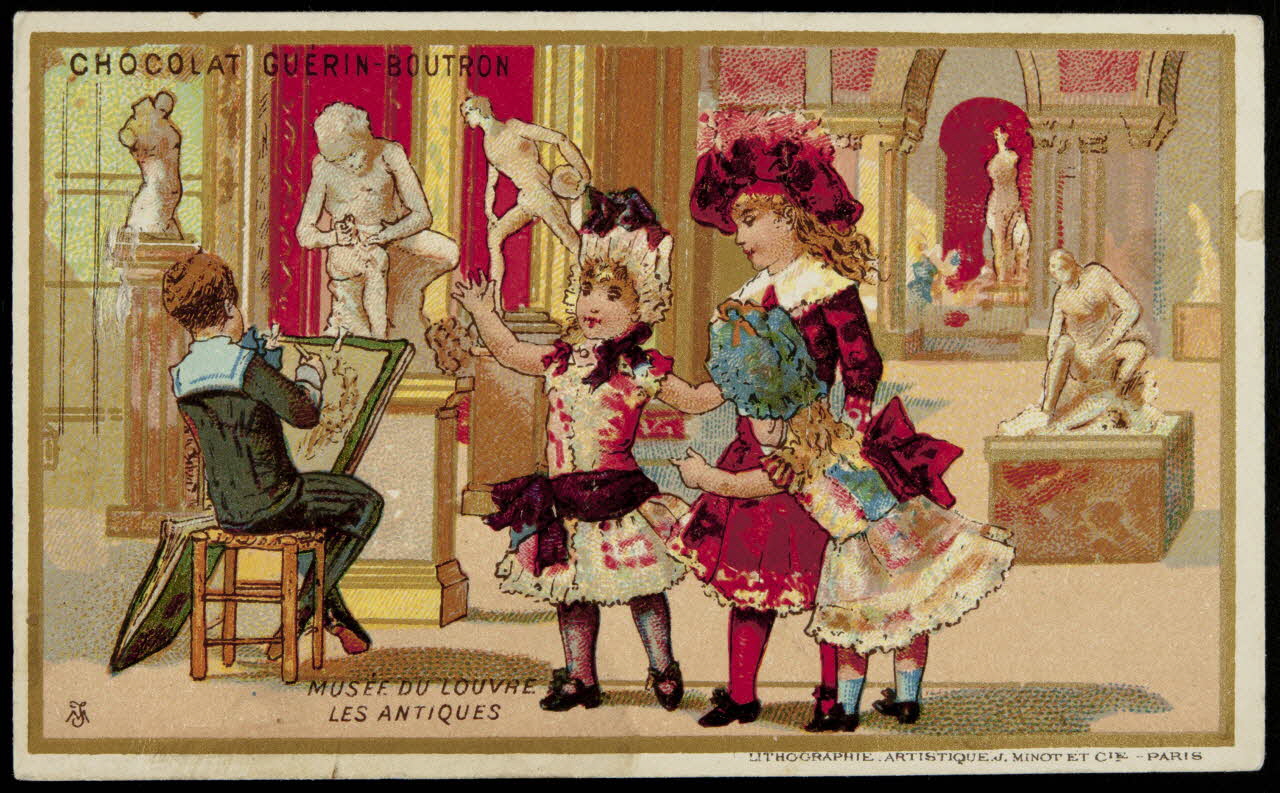 Vallet-Minot et Cie carte réclame chromo Paris 1889 1995.1.350.5 Photo