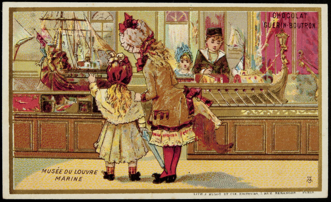 Vallet-Minot et Cie carte réclame chromo Paris 1889 1995.1.350.6 Photo