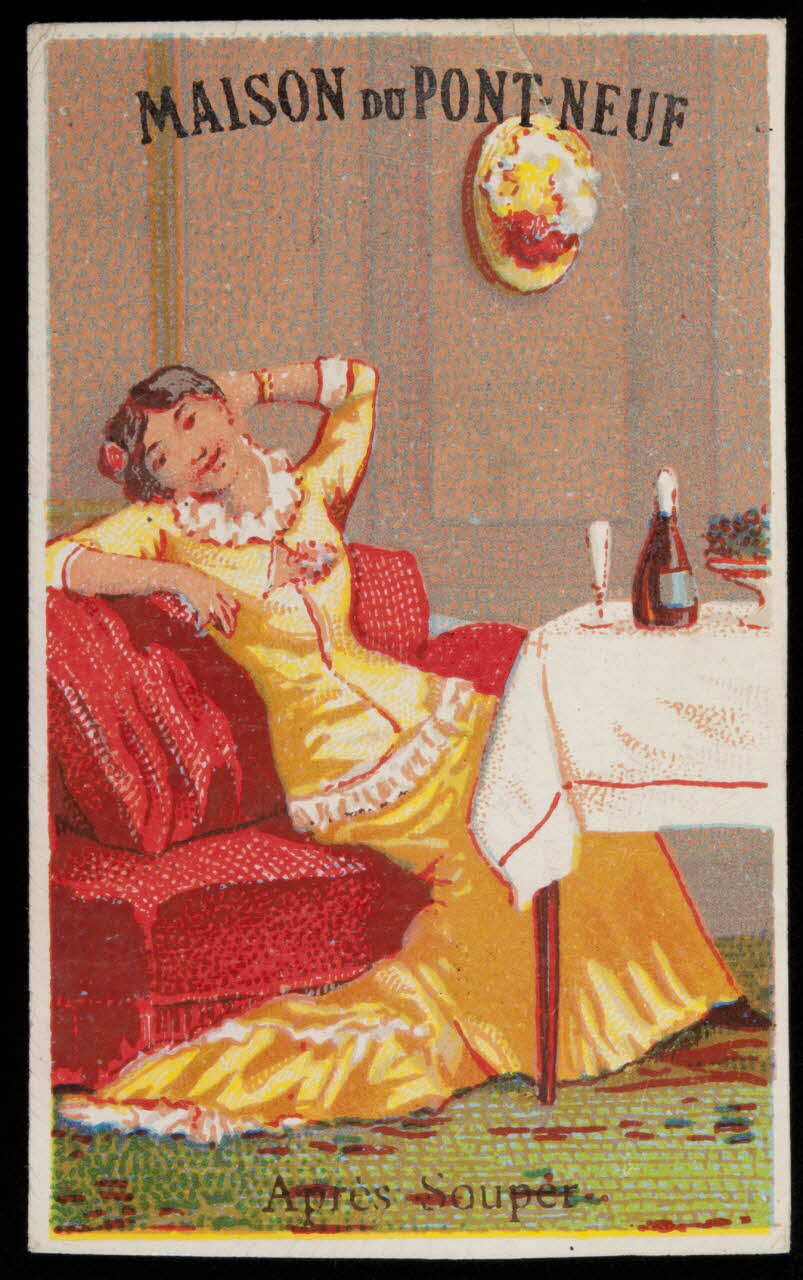 Danmanville et Daumas carte réclame chromo Paris 1870-1880 1995.1.3508.11 Photo