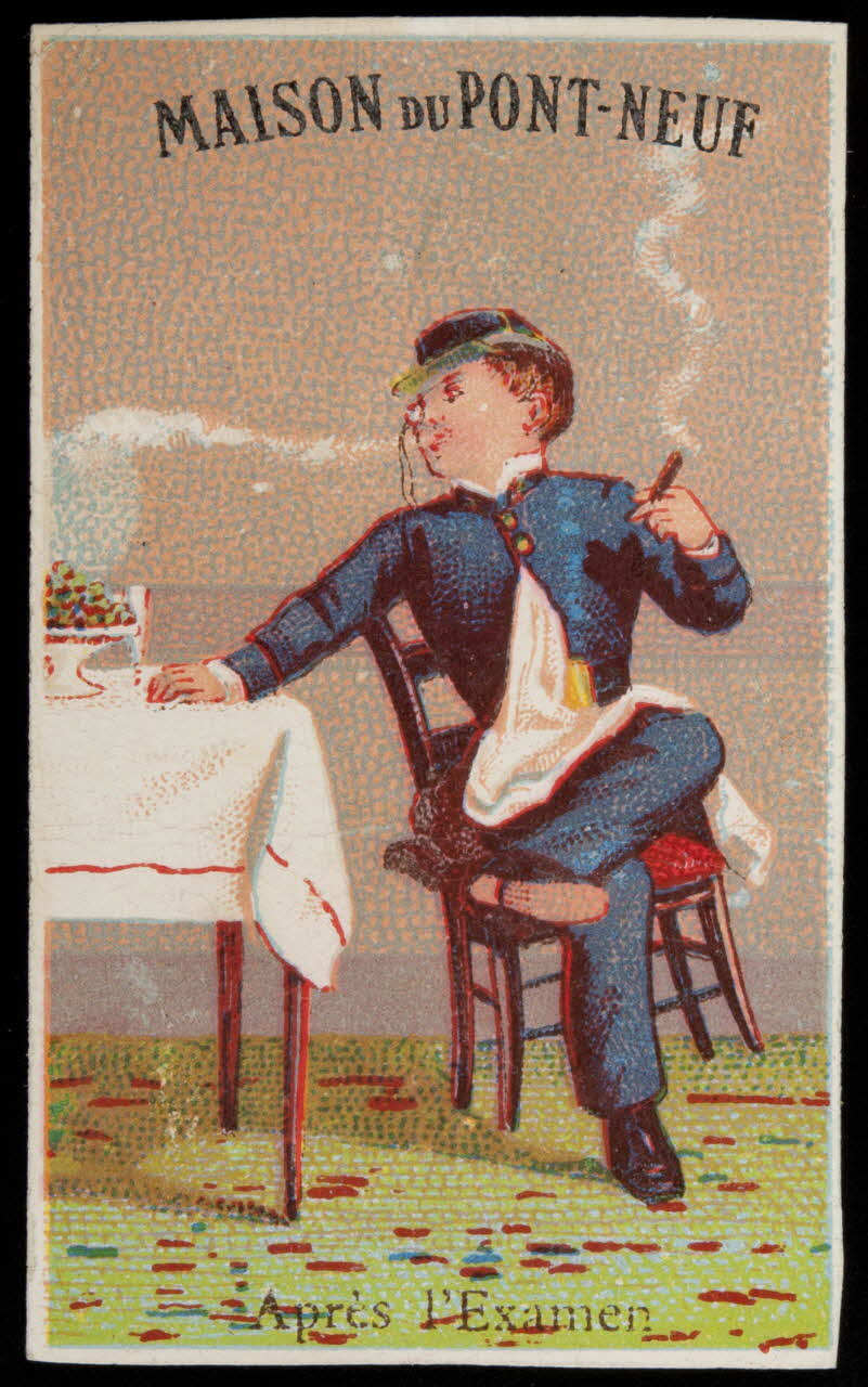 Danmanville et Daumas carte réclame chromo Paris 1870-1880 1995.1.3508.12 Photo