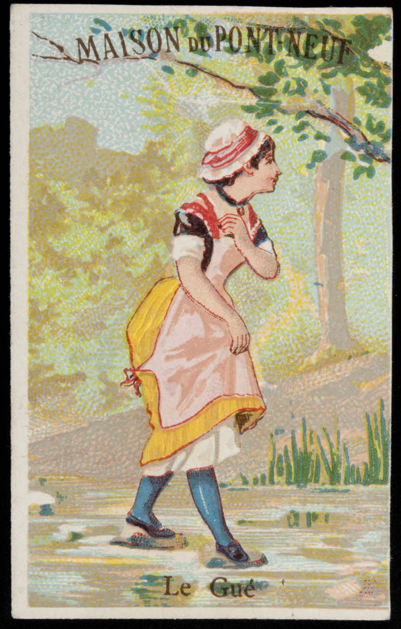 Danmanville et Daumas carte réclame chromo Paris 1870-1880 1995.1.3508.13 Photo