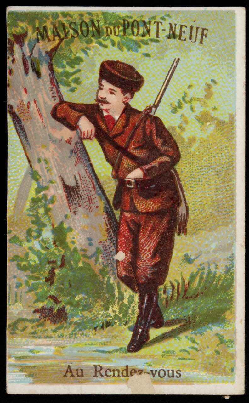 Danmanville et Daumas carte réclame chromo Paris 1870-1880 1995.1.3508.14 Photo