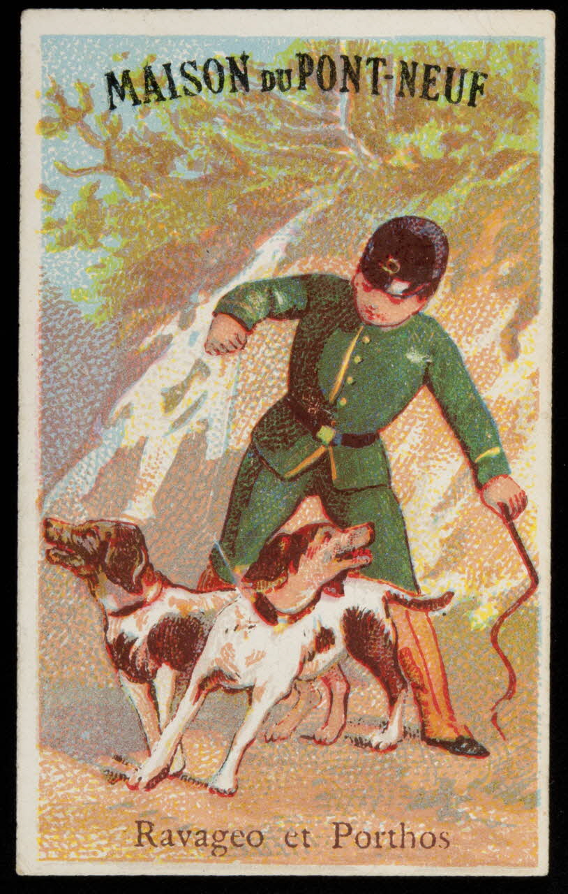 Danmanville et Daumas carte réclame chromo Paris 1870-1880 1995.1.3508.15 Photo