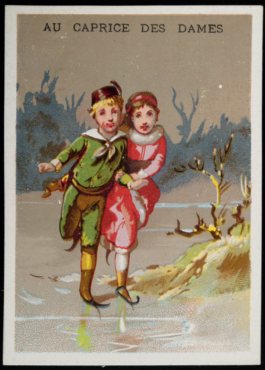 Danmanville et Daumas carte réclame chromo Paris 1870-1880 1995.1.3509.1 Photo