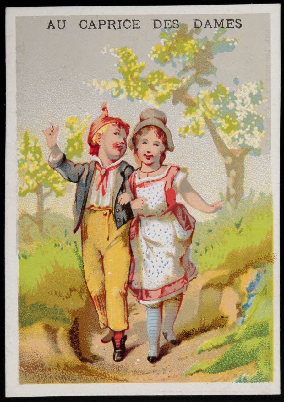 Danmanville et Daumas carte réclame chromo Paris 1870-1880 1995.1.3509.3 Photo