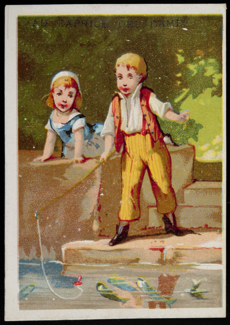 Danmanville et Daumas carte réclame chromo Paris 1870-1880 1995.1.3509.4 Photo