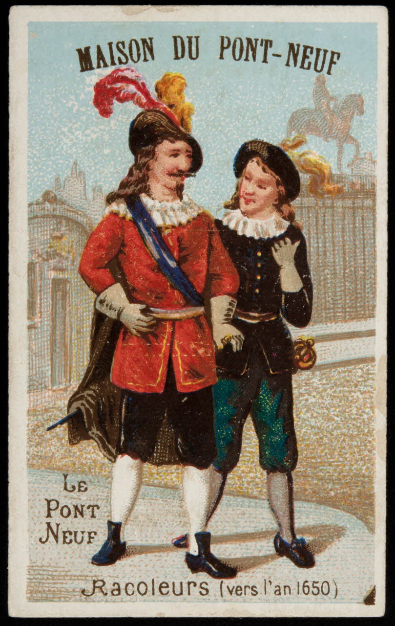 Danmanville et Daumas carte réclame chromo Paris 1870-1880 1995.1.3511.1 Photo