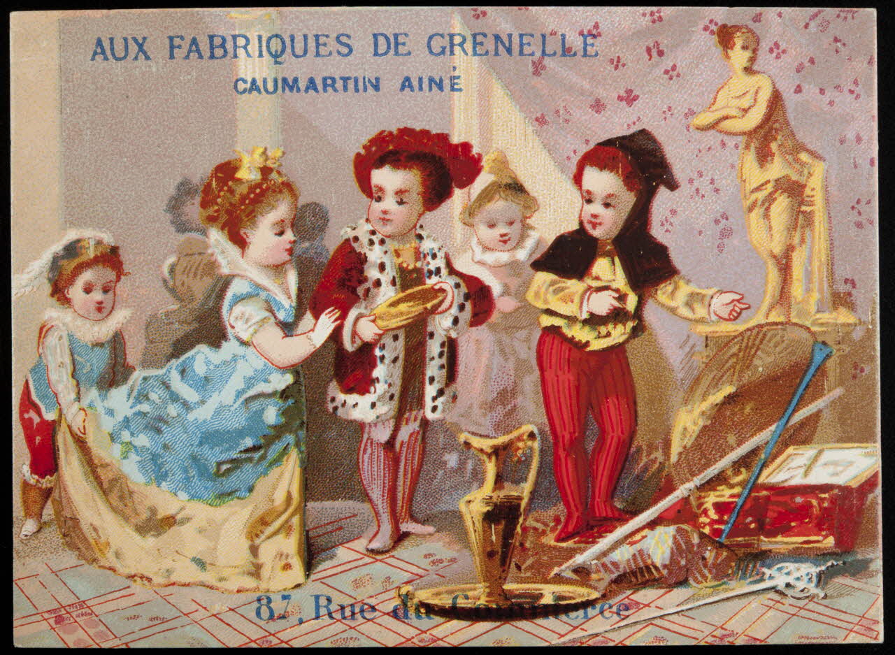 Danmanville et Daumas (éditeur), Tréhet carte réclame chromo Paris 1870-1880 1995.1.3512.2 Photo