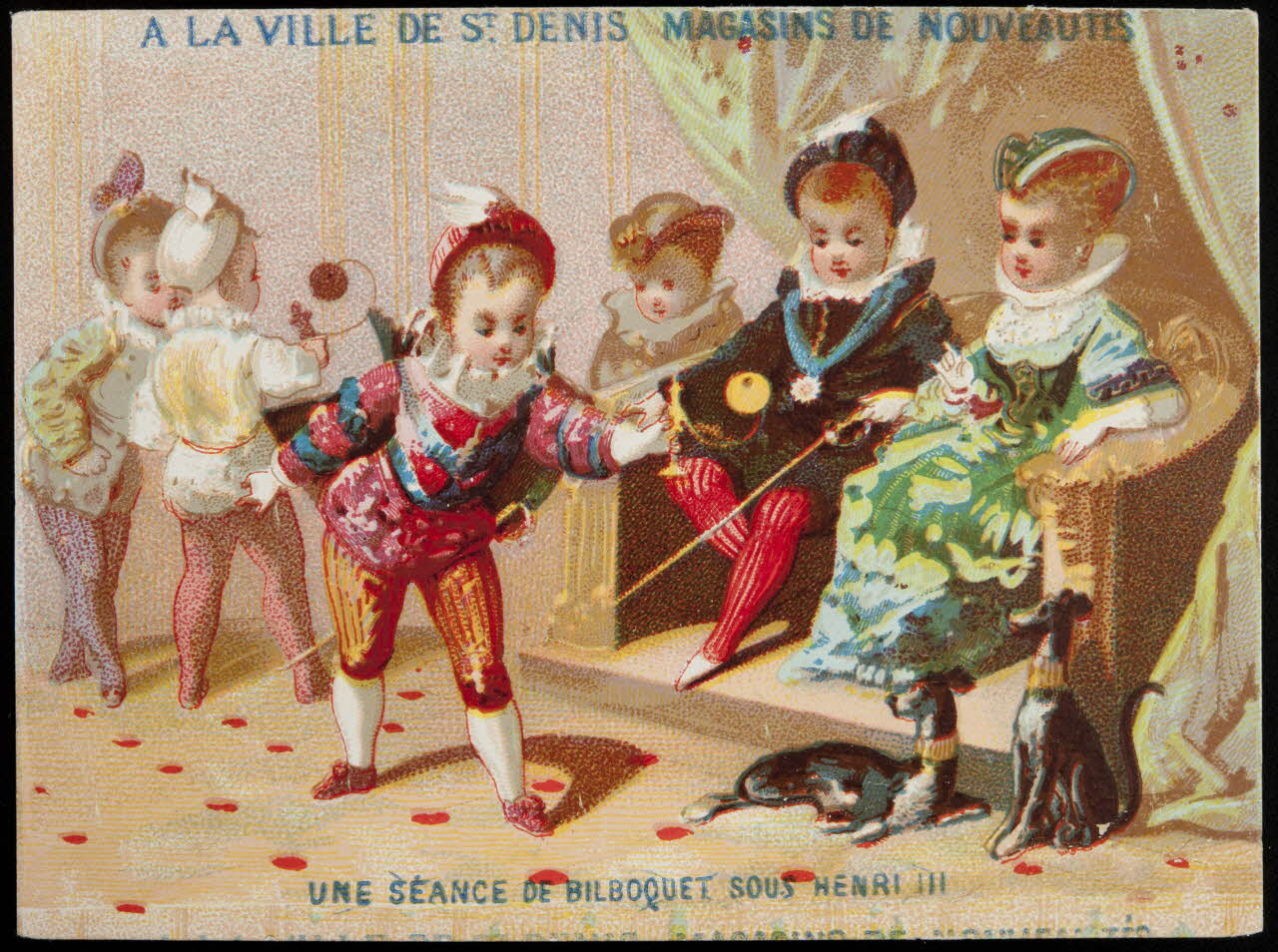 Danmanville et Daumas (éditeur), Tréhet carte réclame chromo Paris 1870-1880 1995.1.3512.4 Photo