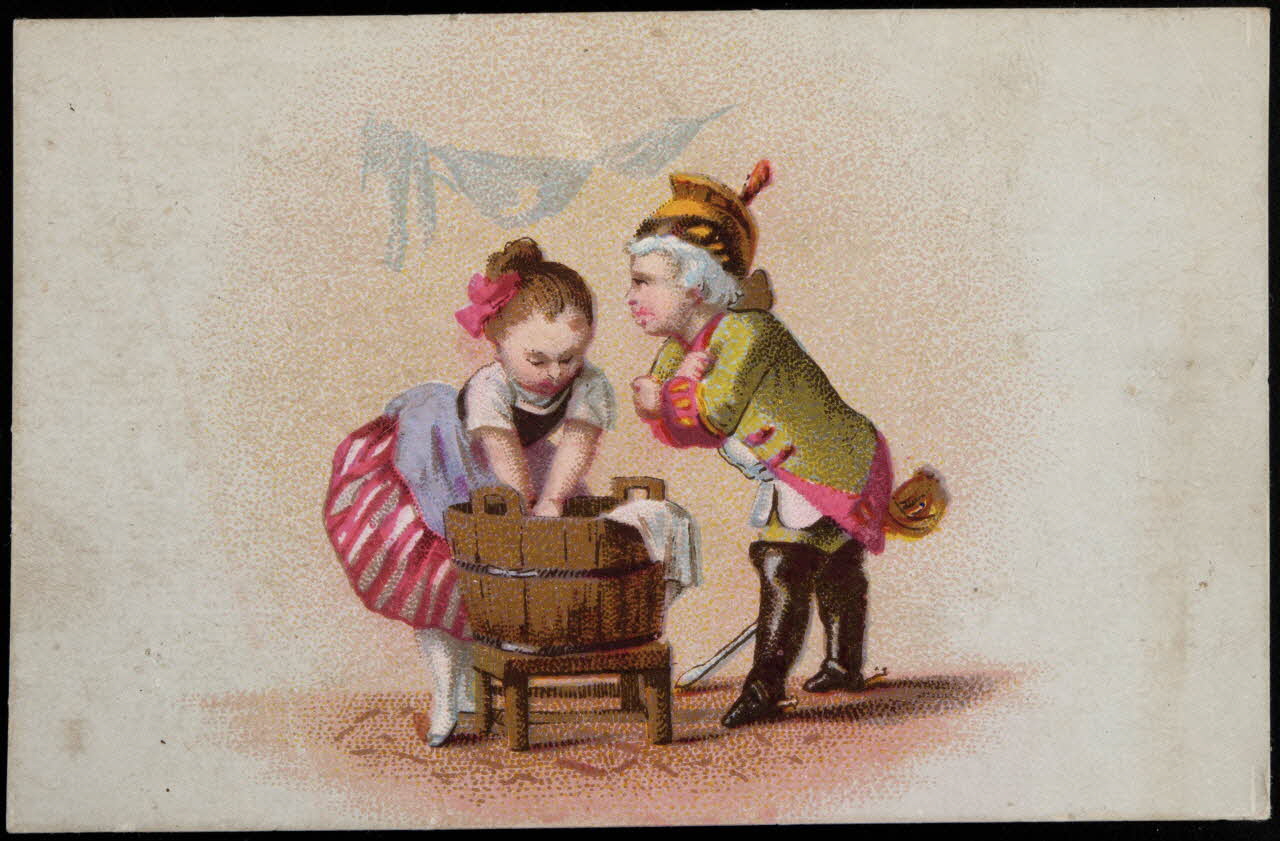 Danmanville et Daumas carte réclame chromo Paris 1870-1880 1995.1.3513.2 Photo