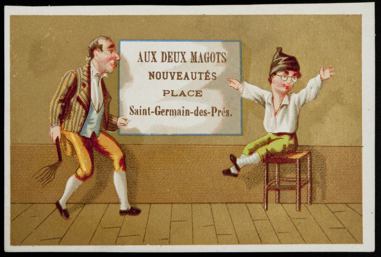 Danmanville et Daumas carte réclame chromo Paris 1870-1880 1995.1.3514.1 Photo