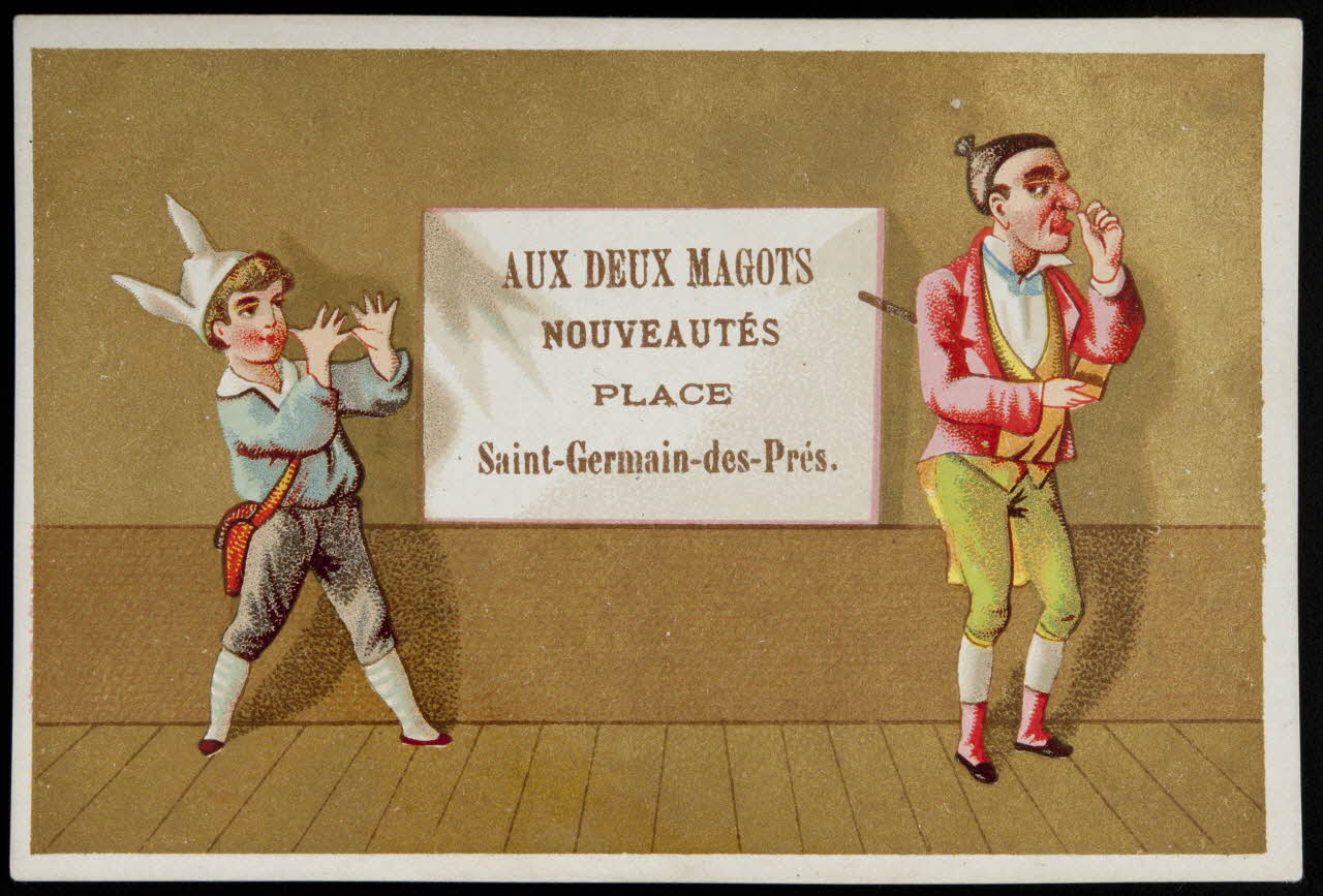 Danmanville et Daumas carte réclame chromo Paris 1870-1880 1995.1.3514.7 Photo