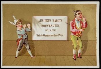 Danmanville et Daumas carte réclame chromo Paris 1870-1880 1995.1.3514.7 Photo