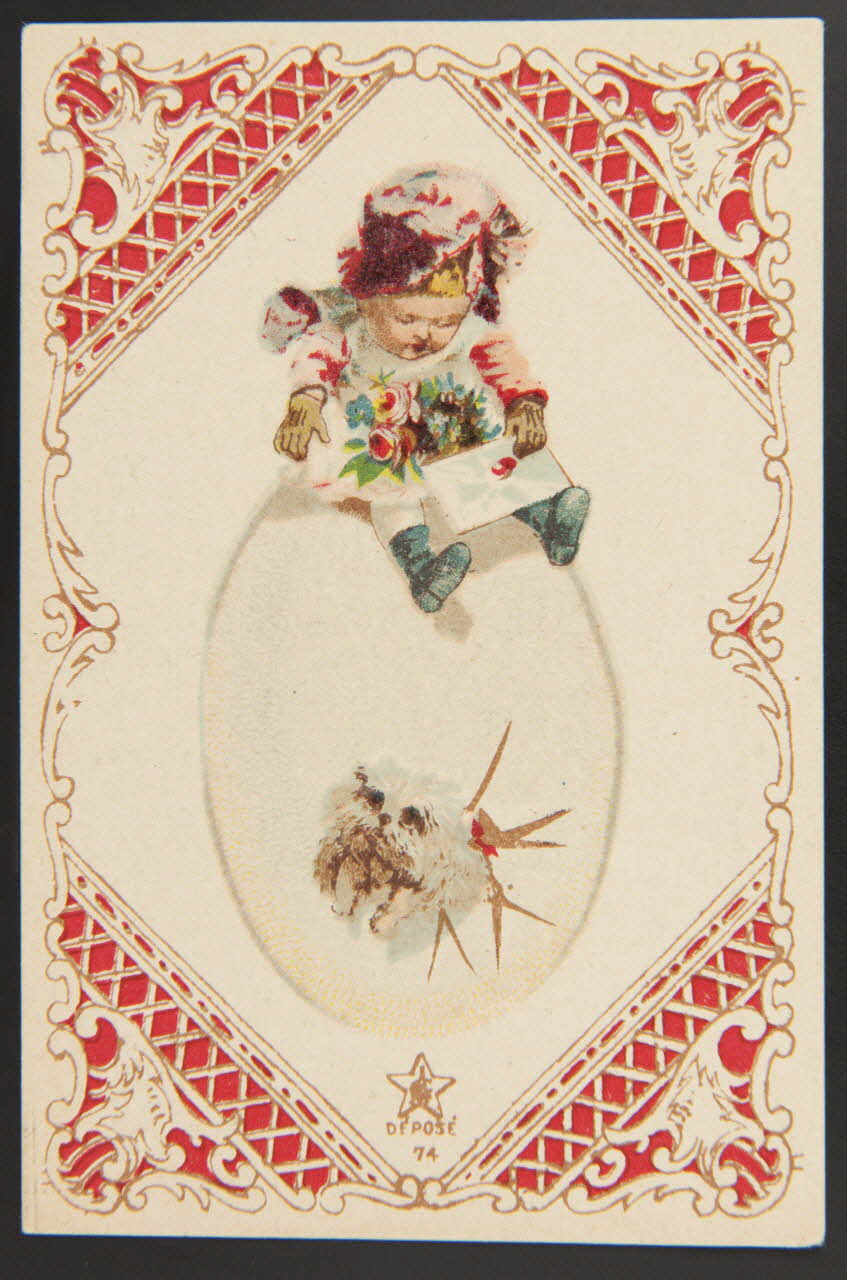 Gombert carte réclame chromo Halluin 1890-1914 1995.1.3525.1 Photo