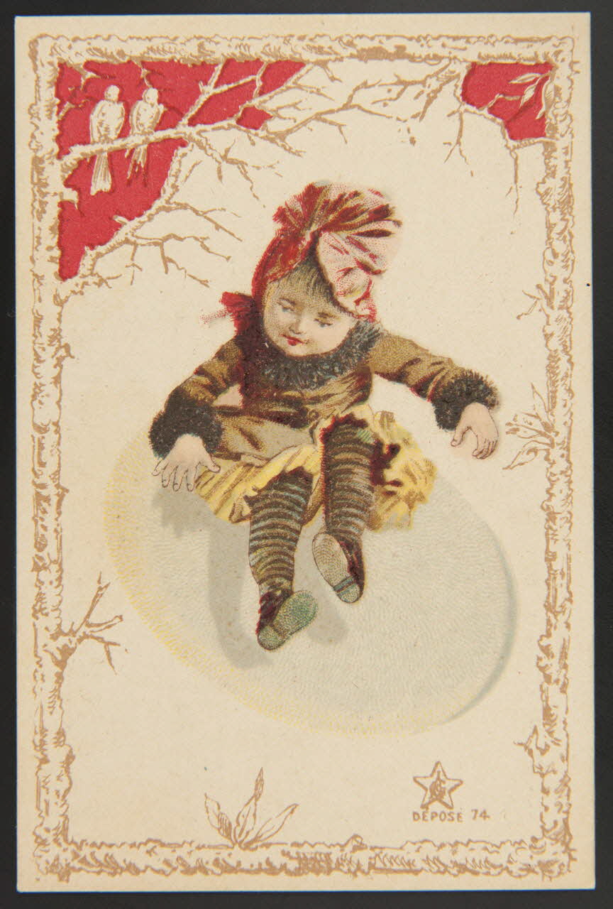 Gombert carte réclame chromo Halluin 1890-1914 1995.1.3525.3 Photo