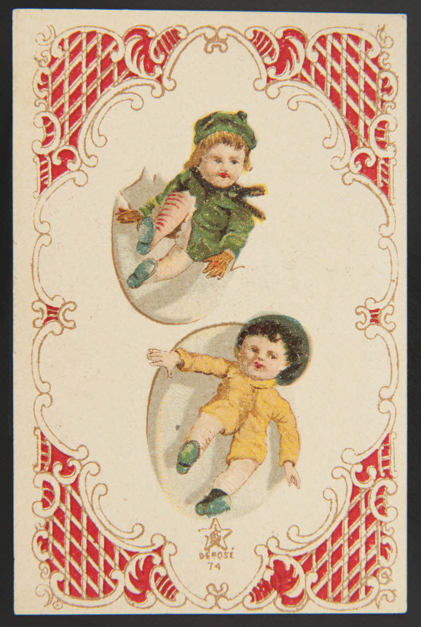 Gombert carte réclame chromo Halluin 1890-1914 1995.1.3525.4 Photo