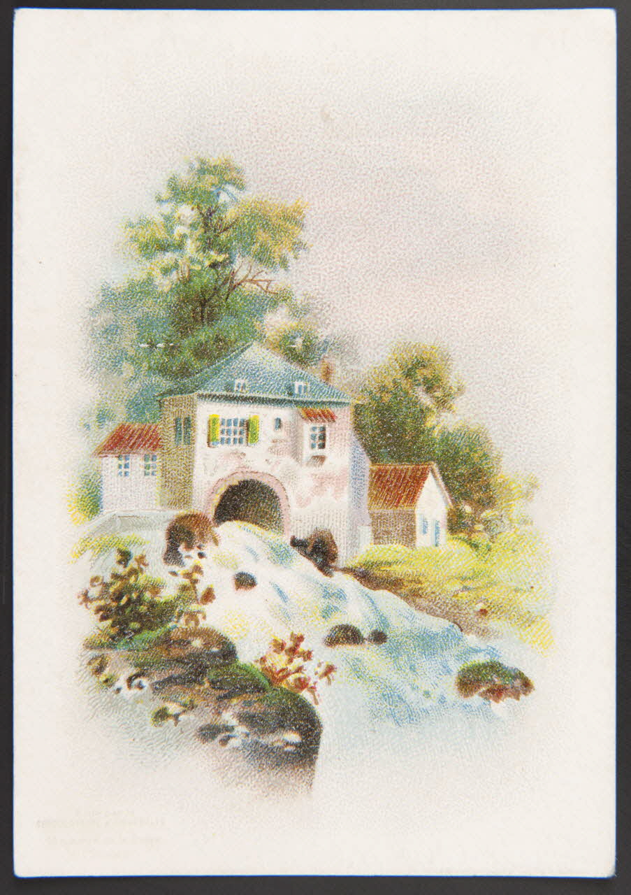 Gombert carte réclame chromo Paris 1890-1914 1995.1.3543.3 Photo