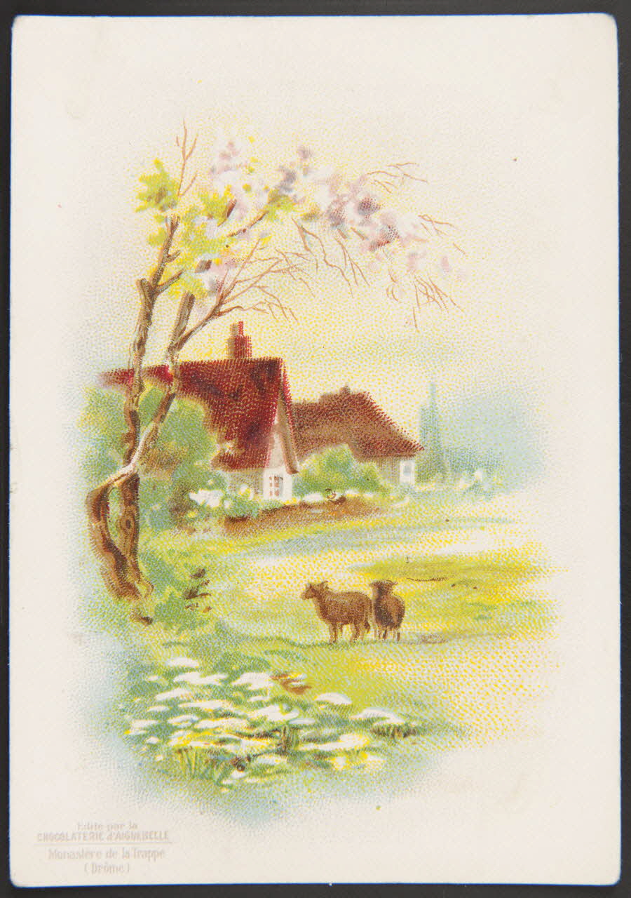 Gombert / Editions de la Chocolaterie d'Aiguebelle carte réclame chromo 1890-1914 1995.1.3543.8 Photo