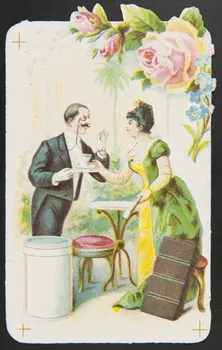 Gombert carte réclame chromo Paris 1890-1914 1995.1.3549.3 Photo