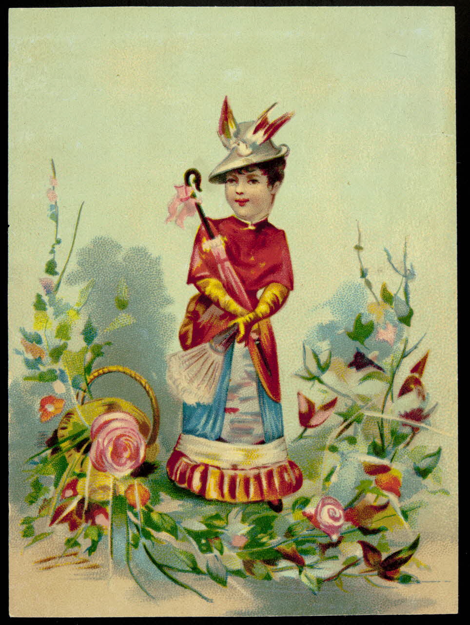 Gombert carte réclame chromo Paris 1890-1914 1995.1.3617.2 Photo