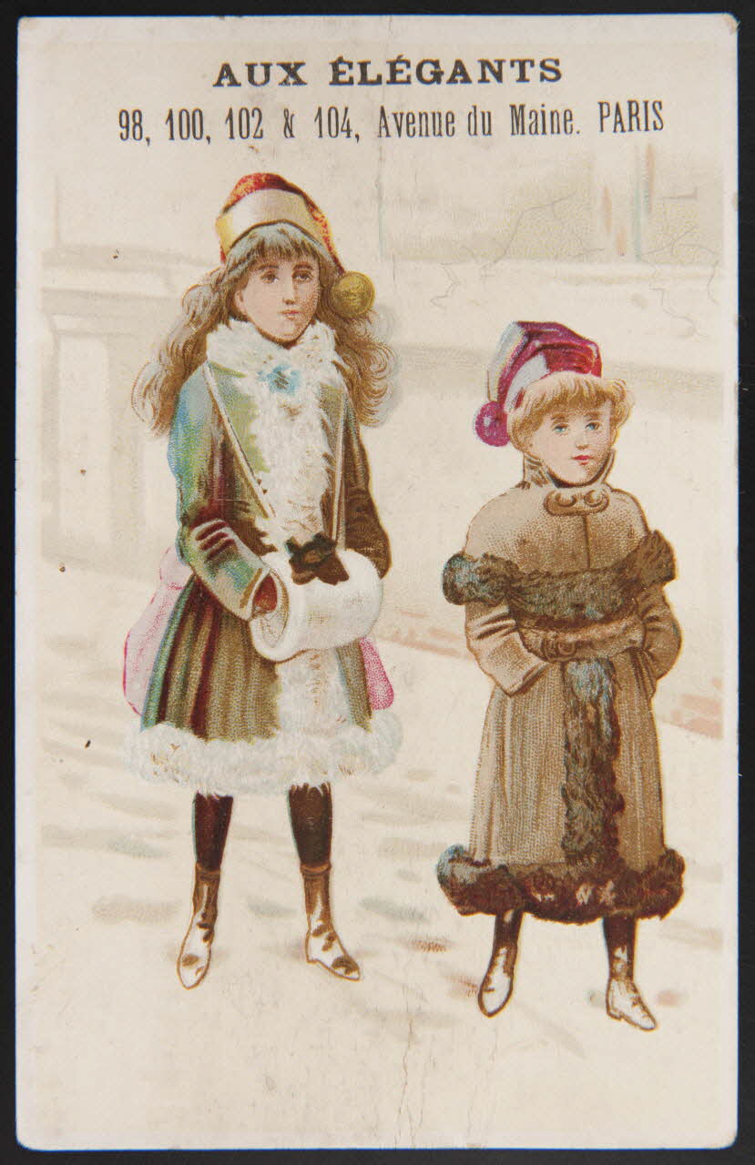 Gombert carte réclame chromo Paris 1890-1914 1995.1.3623.2 Photo